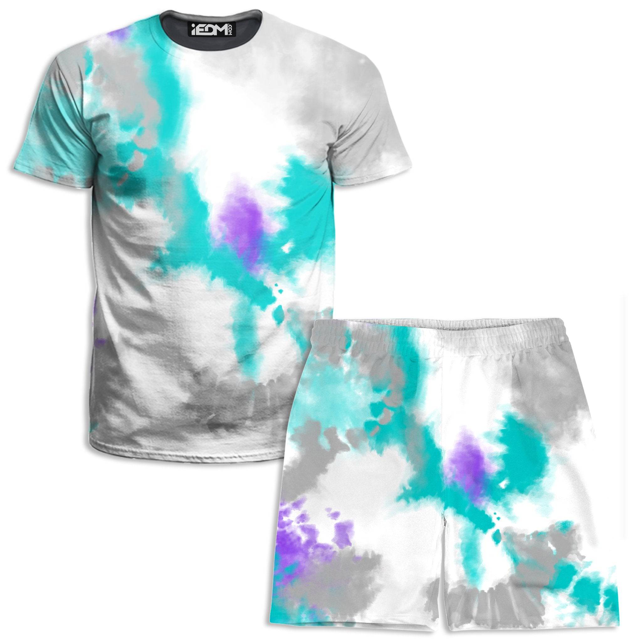 90s Filtered T-Shirt and Shorts Combo