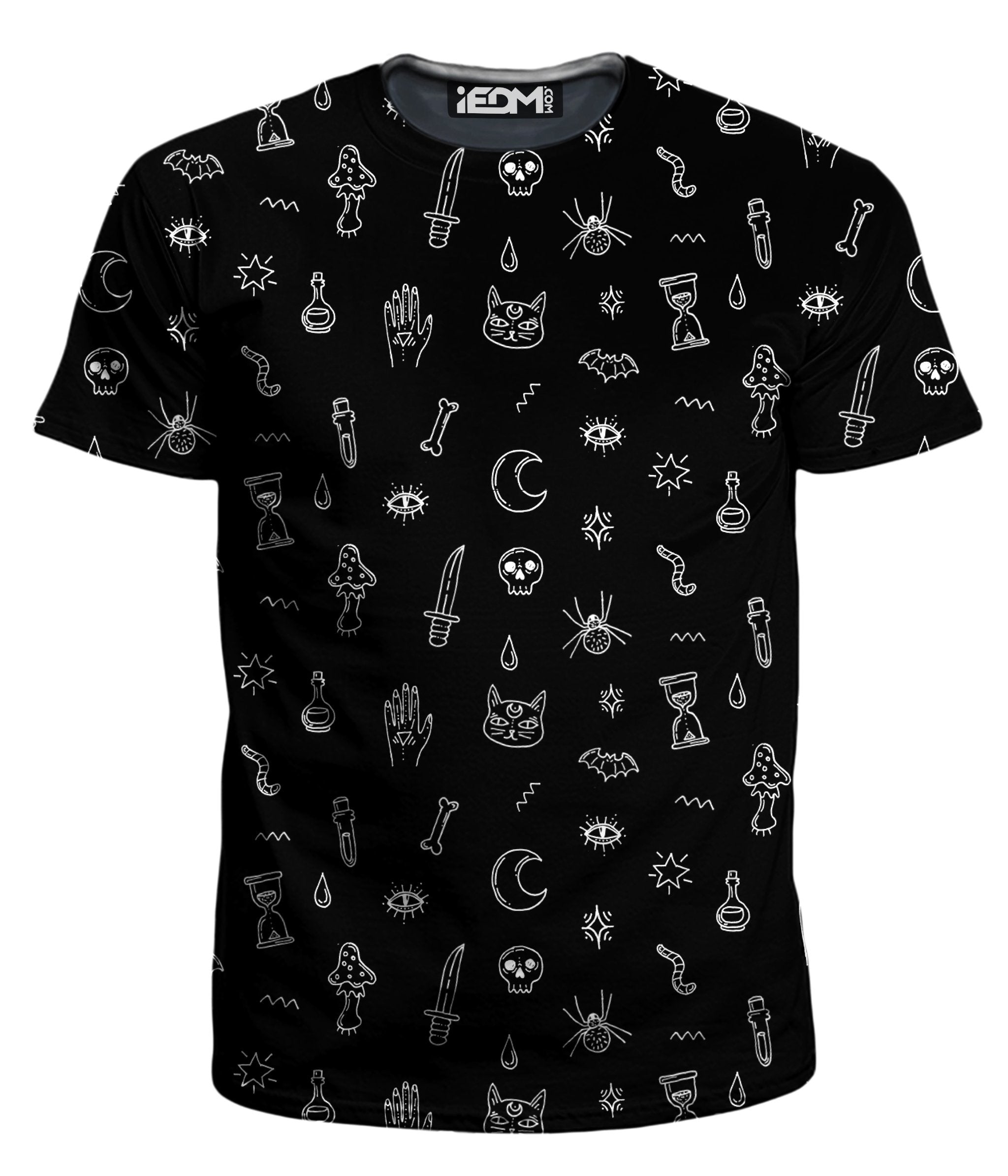Black Pattern Men's T-Shirt