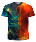 Fire and Ice Galaxy Men's T-Shirt