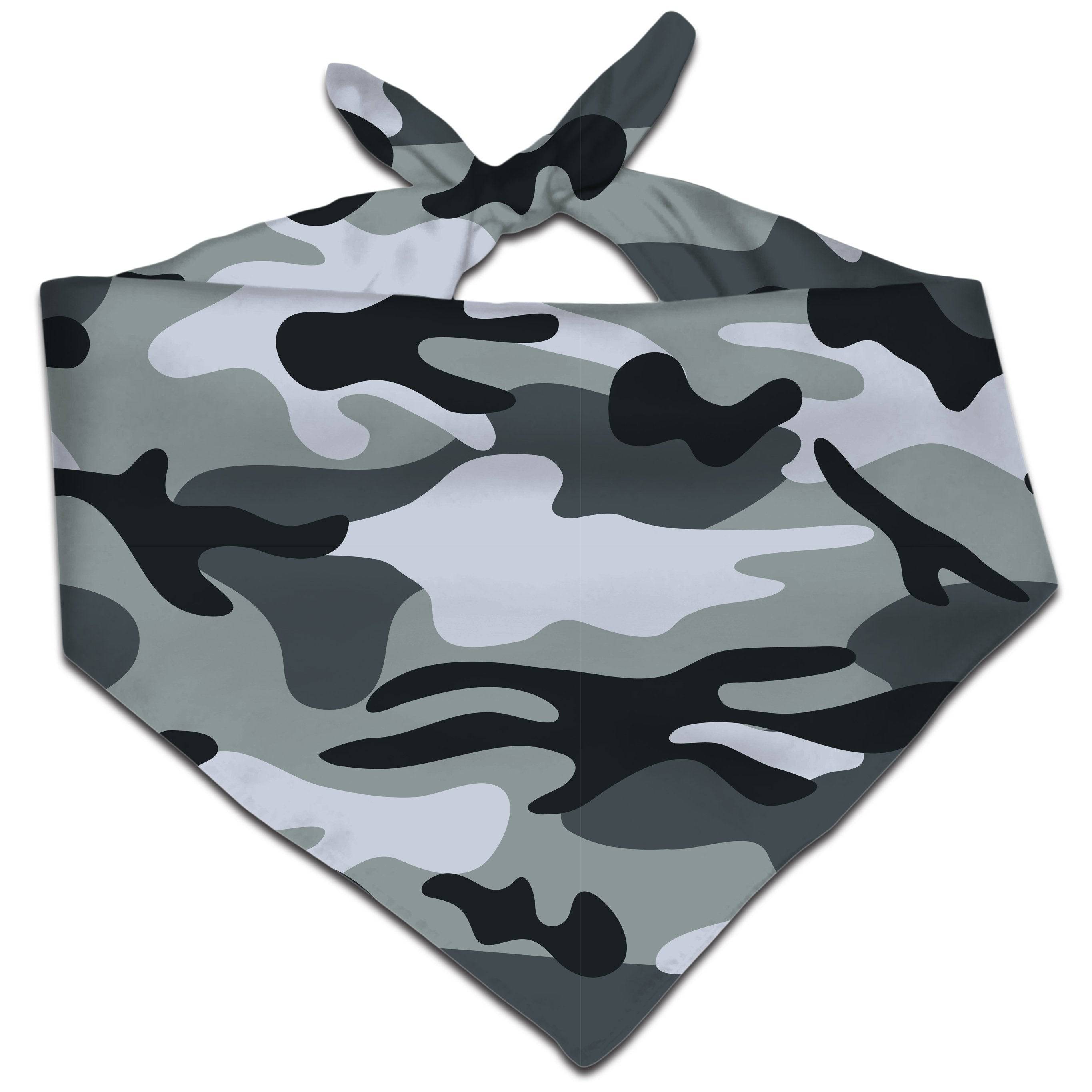 Grey Camo Bandana