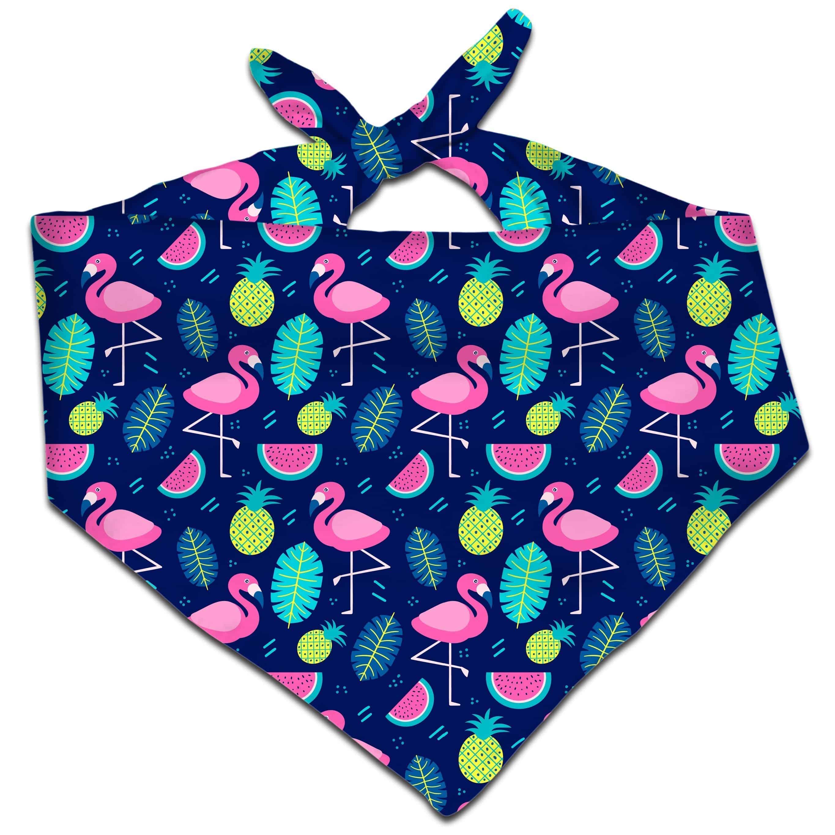 Neon Flamingos Bandana