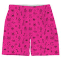 Pink Pattern Weekend Shorts