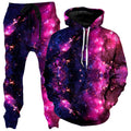 Purple Cosmos Hoodie and Joggers Combo