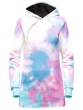 Purple Dye Hoodie Dress