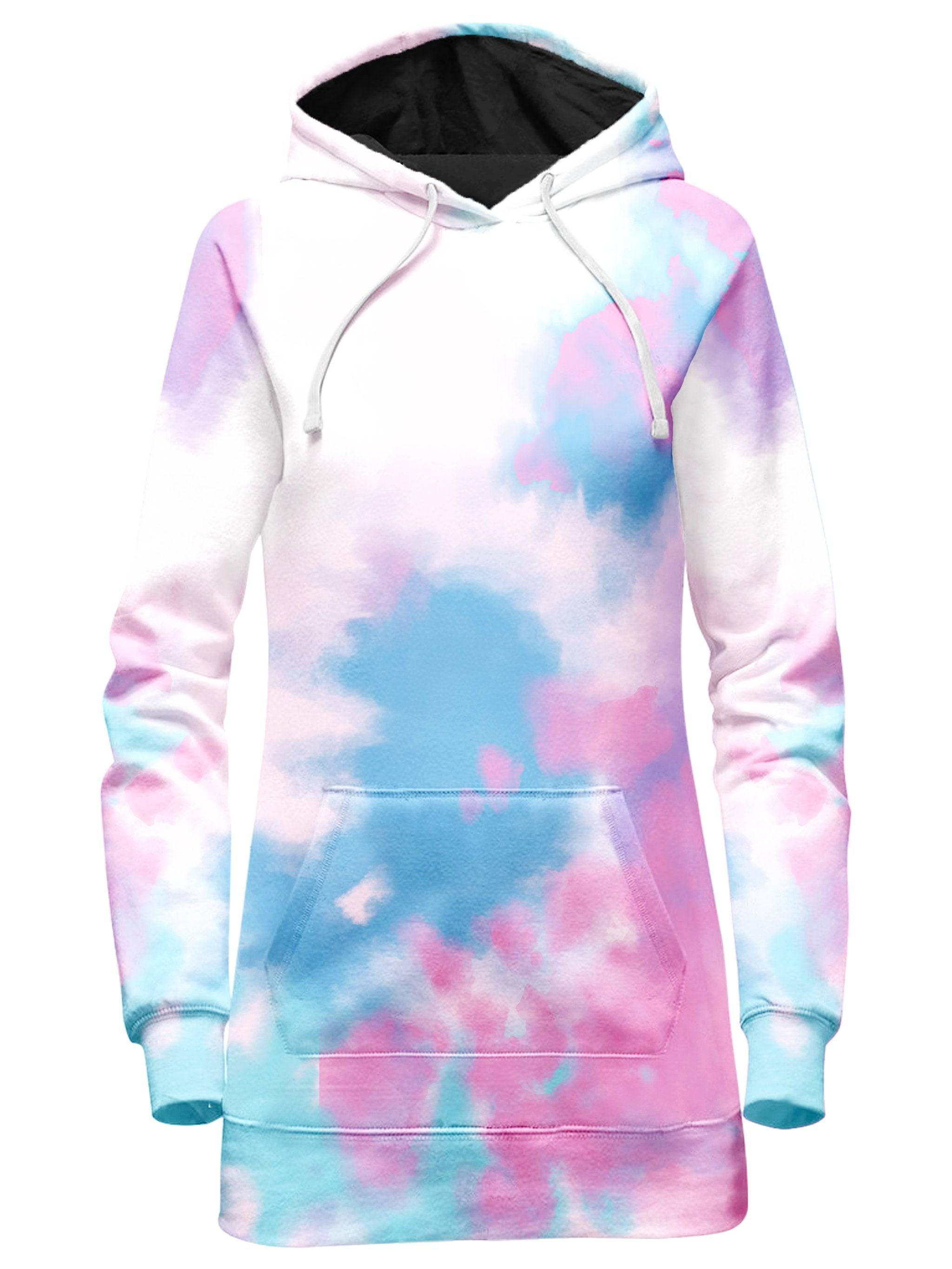 Purple Dye Hoodie Dress