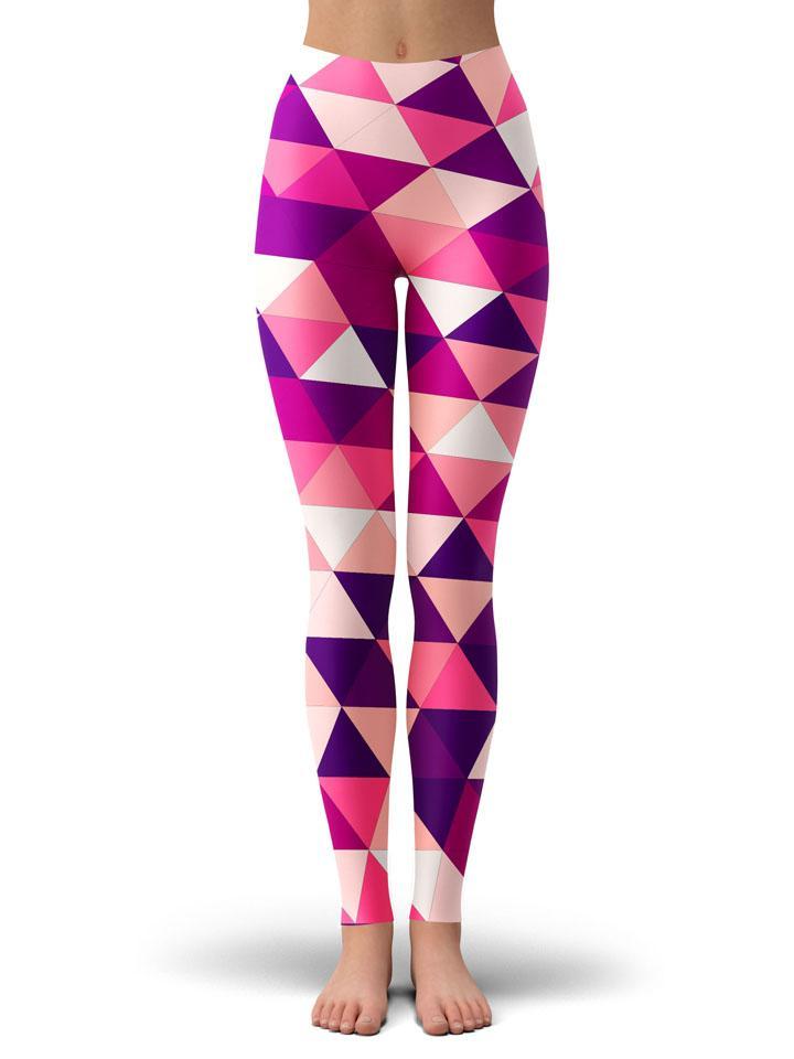 Triangulate Pink Leggings