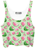Watermelon Pattern Crop Top