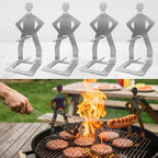 ArtZ® Spitting Cobra Stainless Steel BBQ Sausage Holders