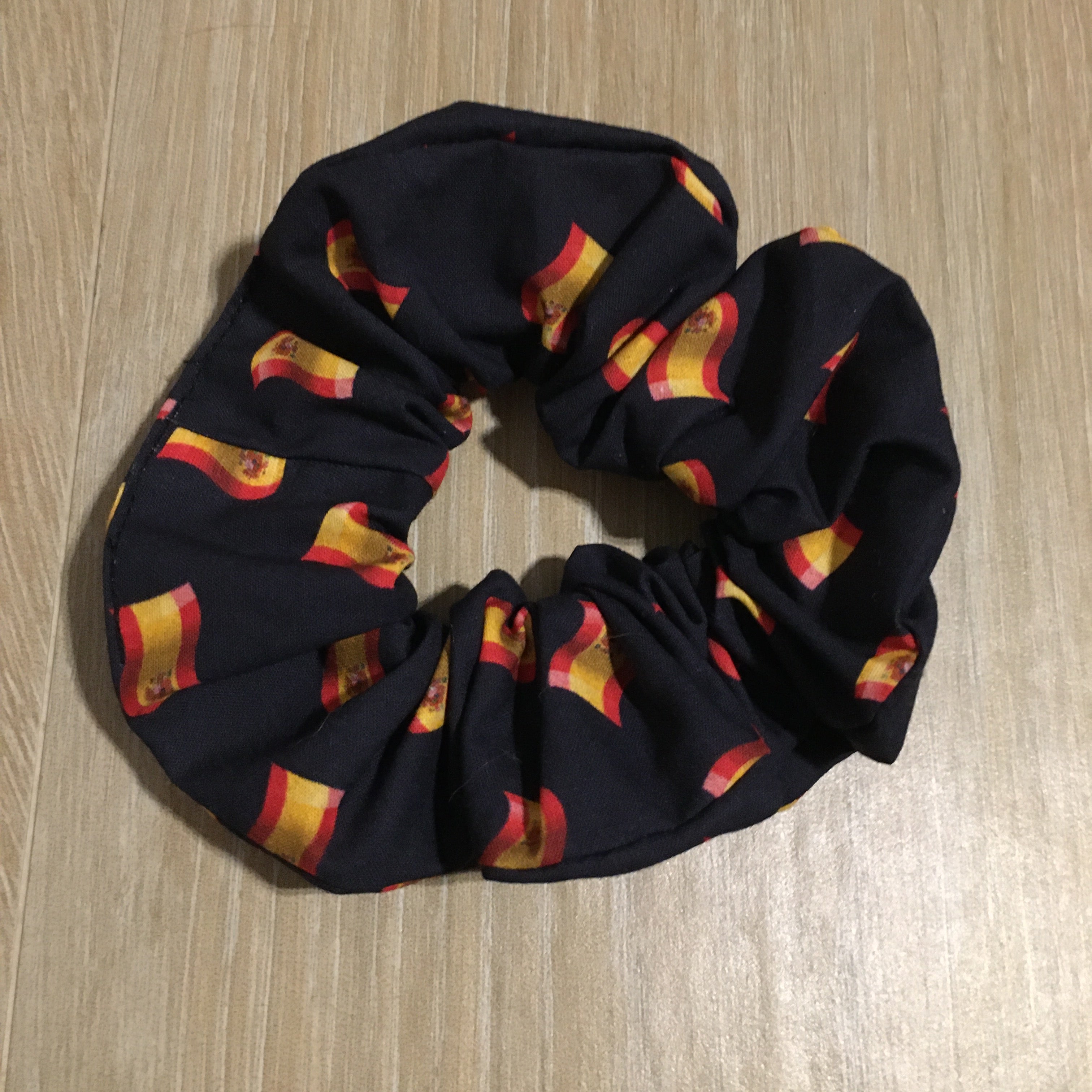 España Navy Scrunchie