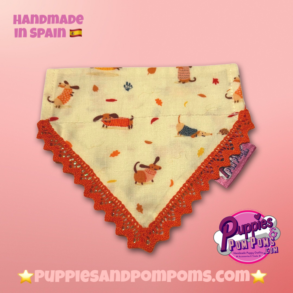 Autumn Dachshunds Bandana