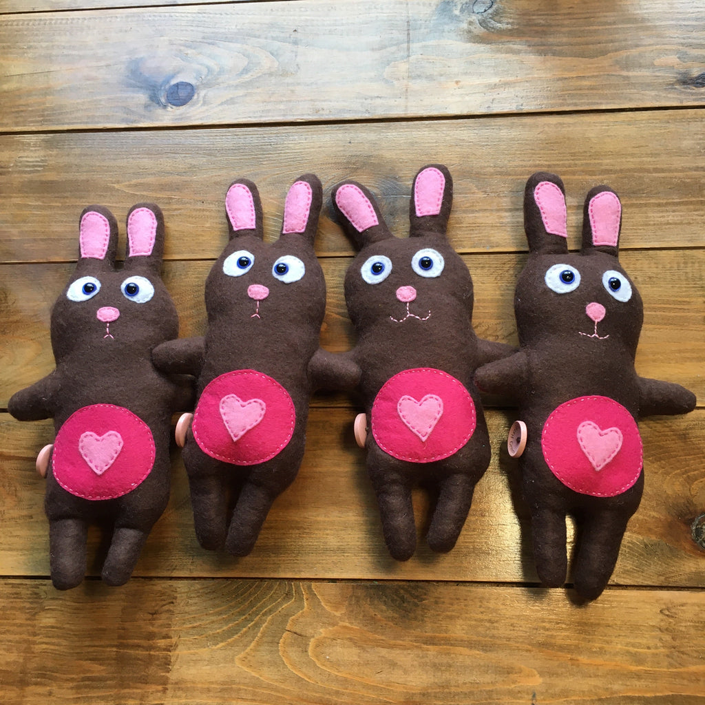 Handmade Girl Rabbit Plushie Decorations