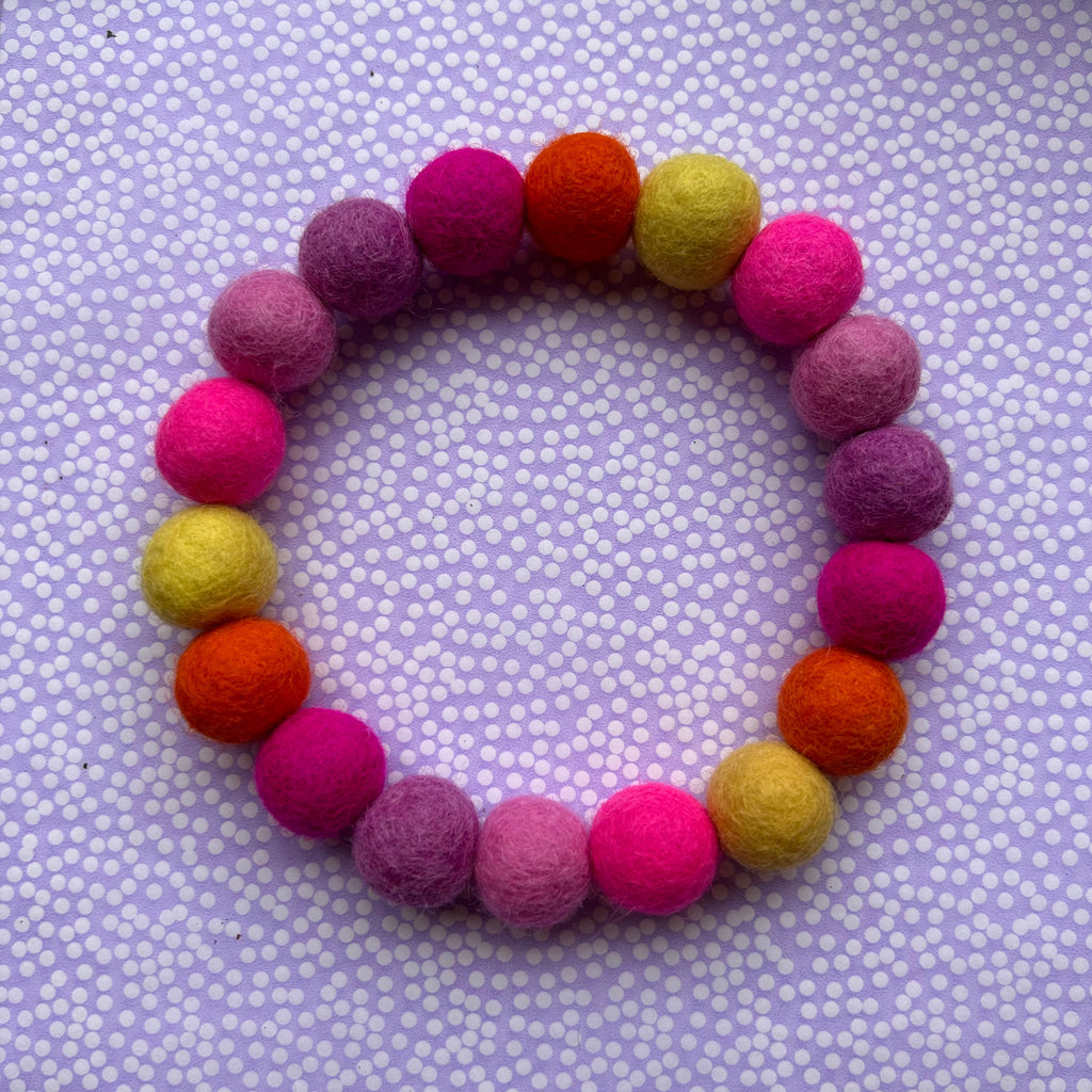 Pink - Personalised Pom Pom Dog Collar