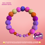Pink - Personalised Pom Pom Dog Collar