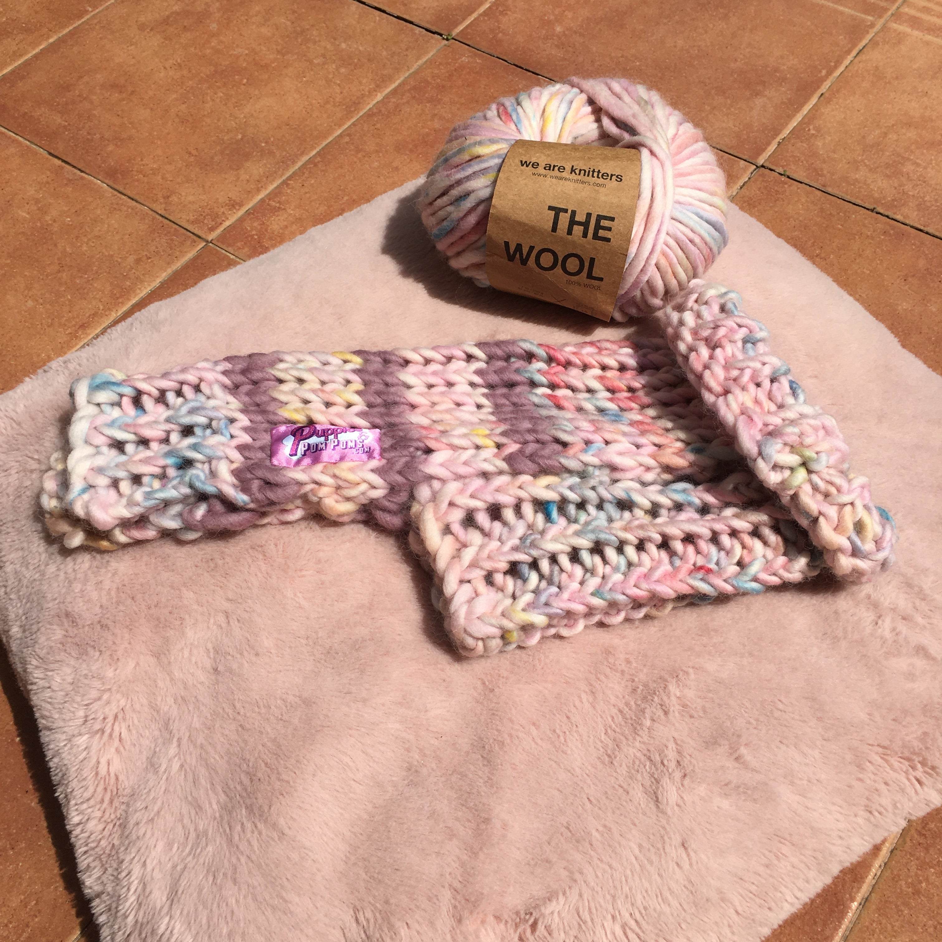Handmade Yarnicorn & Lilac Striped Jumper