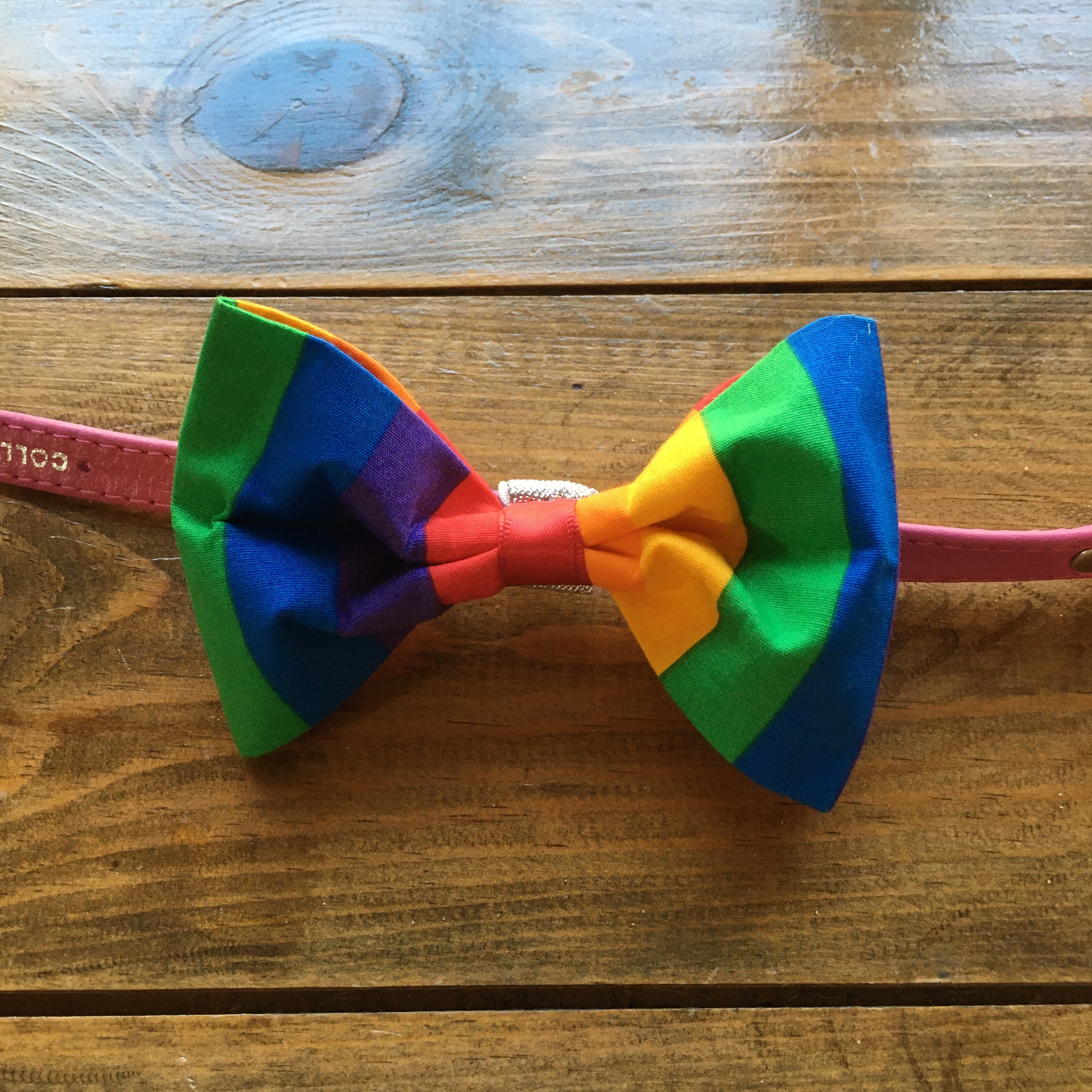 Rainbow Bow Tie