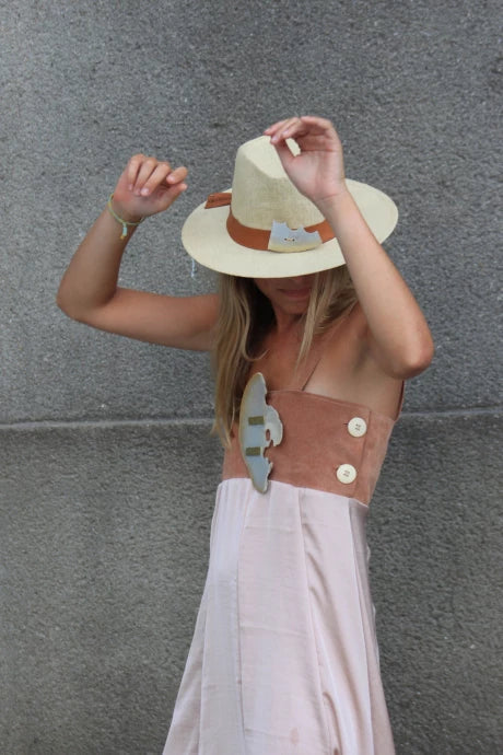 VESTIDO FAJON NACAR | ROSA