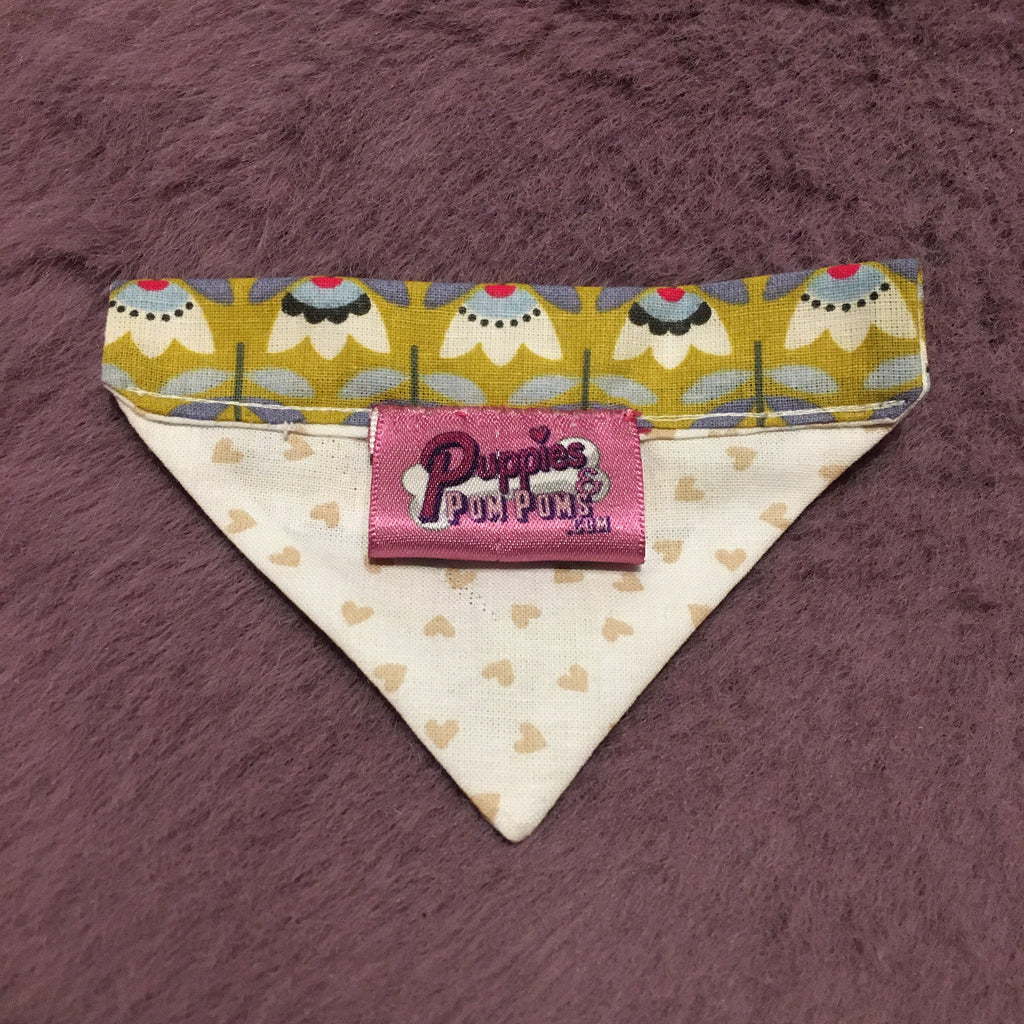 Paws to Smell the Flowers Dog Bandana - Slim Opening