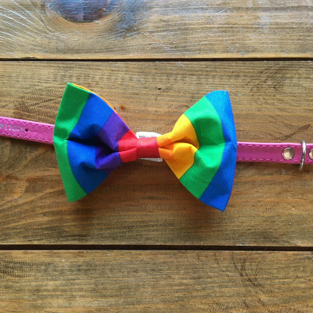 Rainbow Bow Tie