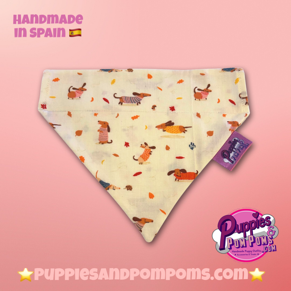 Autumn Dachshunds Bandana