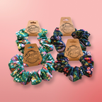 Spring Forest Scrunchie Green
