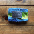Rainbow Blues Crochet Dog Snood / Buff
