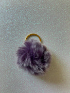 Mixed colours - Mini PomPom Keyrings - (without clips)