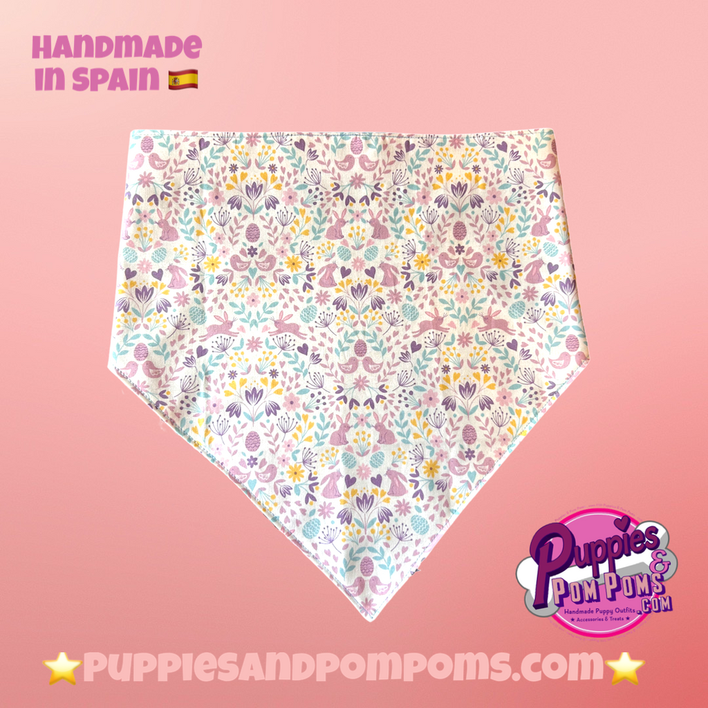 Spring Superstars Dog Bandana - Snap On