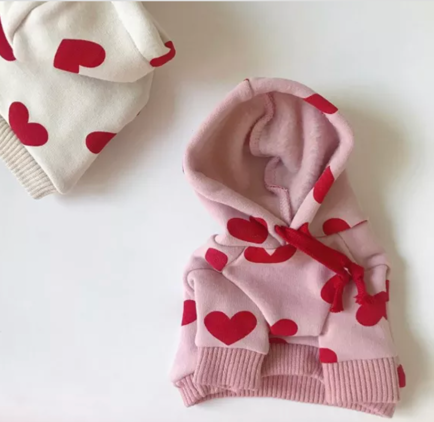 Valentine Puppy Love Hoodie - Pink