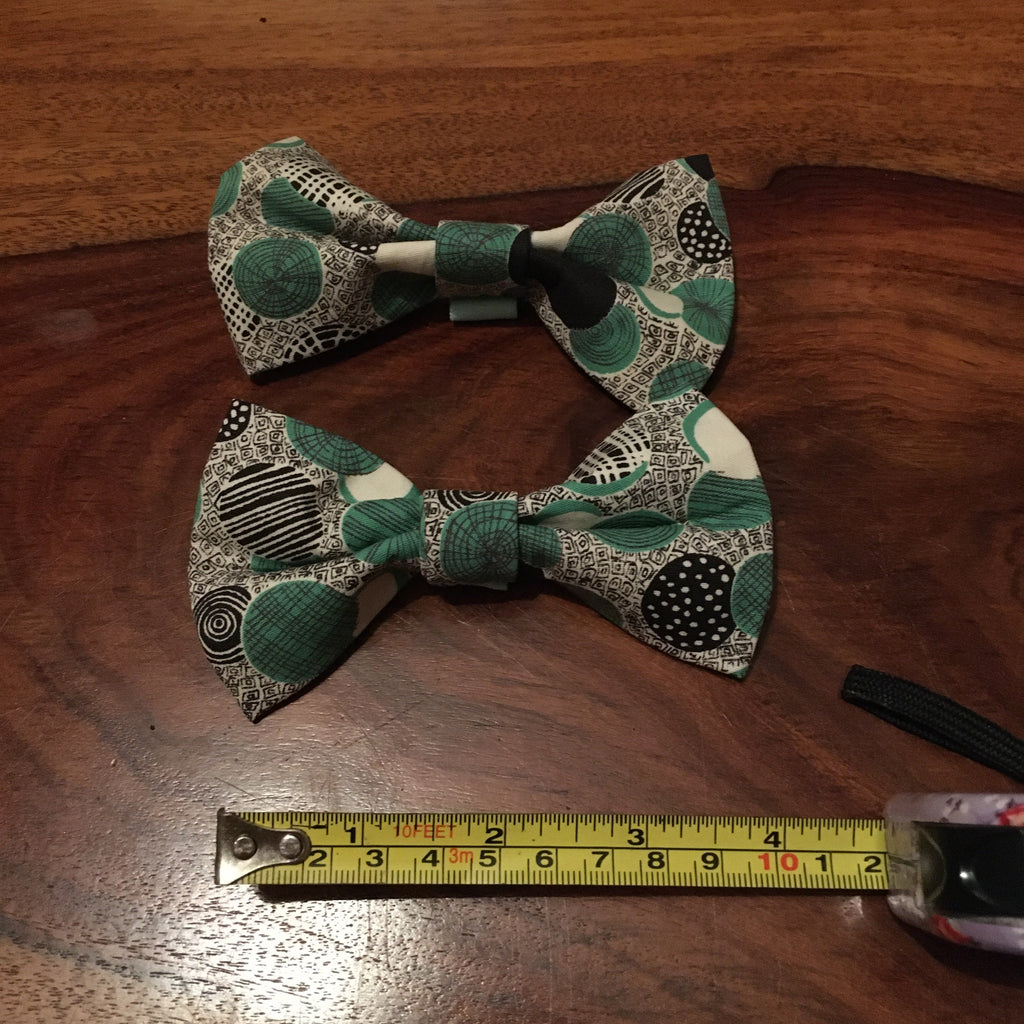 Green Geo Bow Tie
