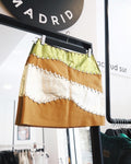 FALDA HANDSTICHED | PISTACHO & ORO