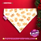 Christmas Gingerbread Men Bandana