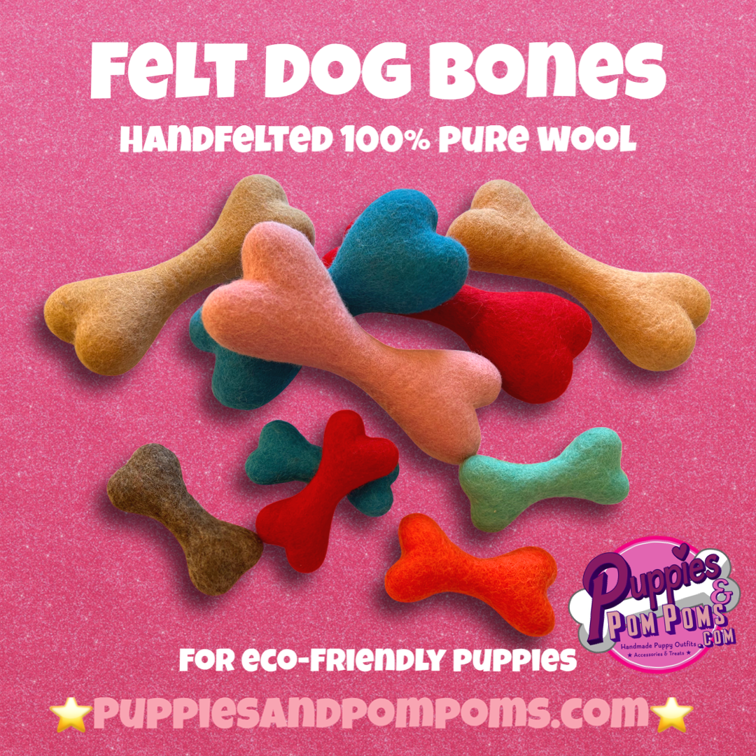 Felt Dog Bone Toy - 20cm