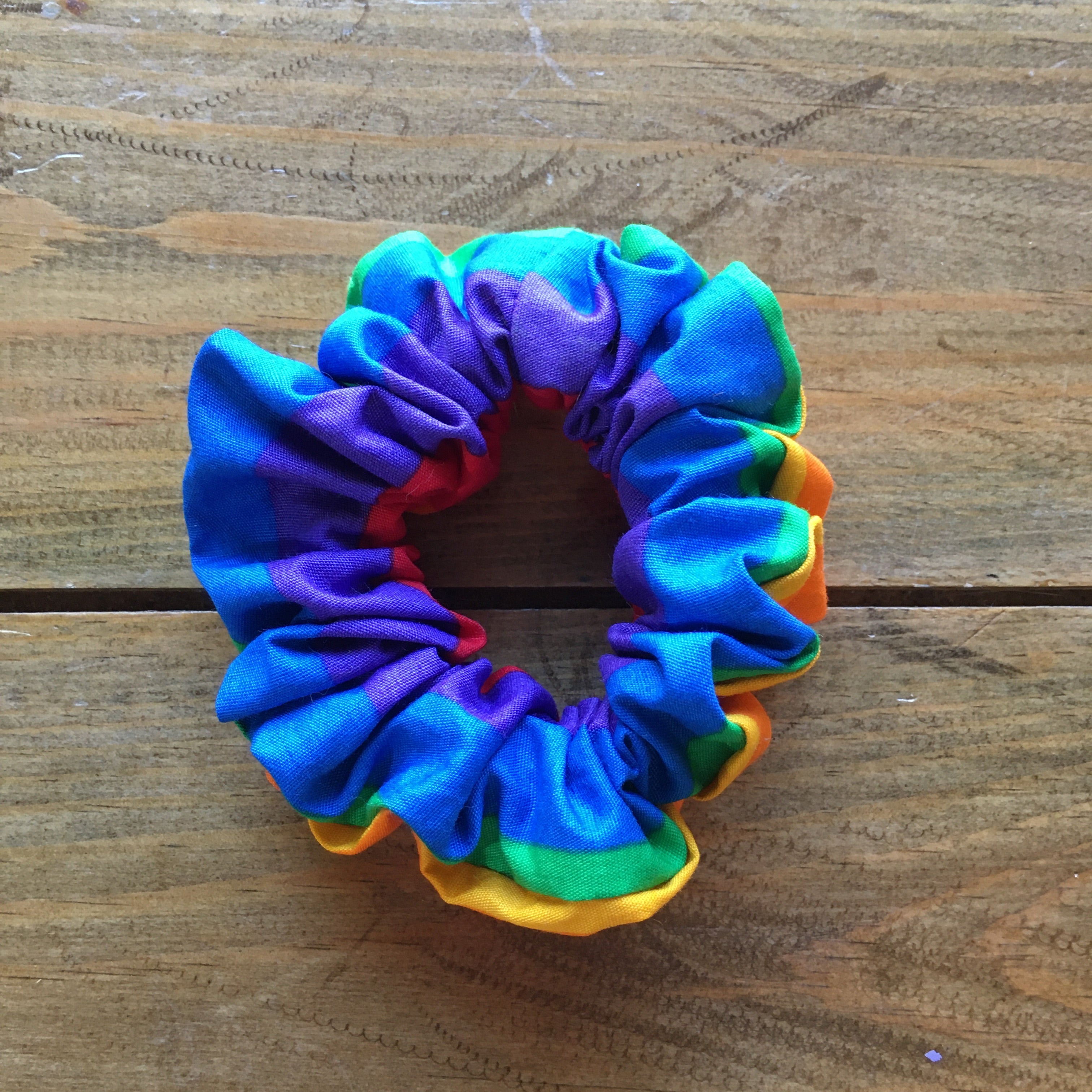 Rainbow Scrunchie - Small