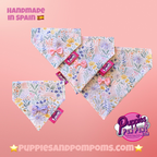 Spring Bunnies / Pink Vichy Bandana