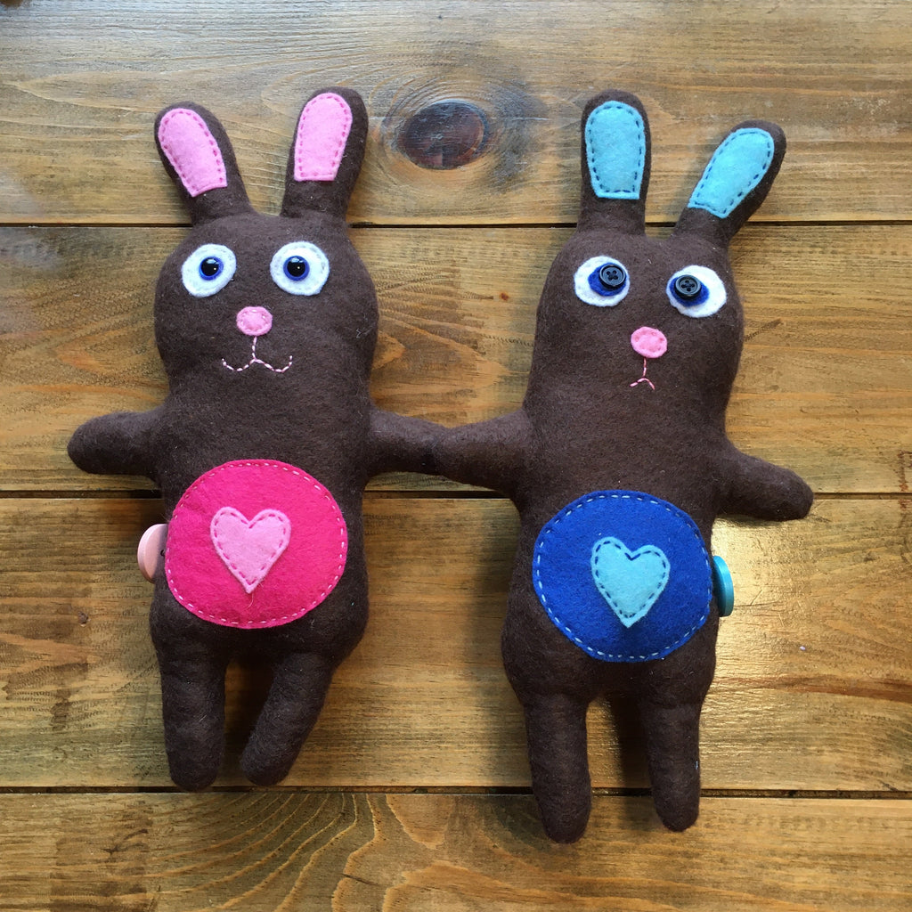 Handmade Boy Rabbit Plushie Decorations