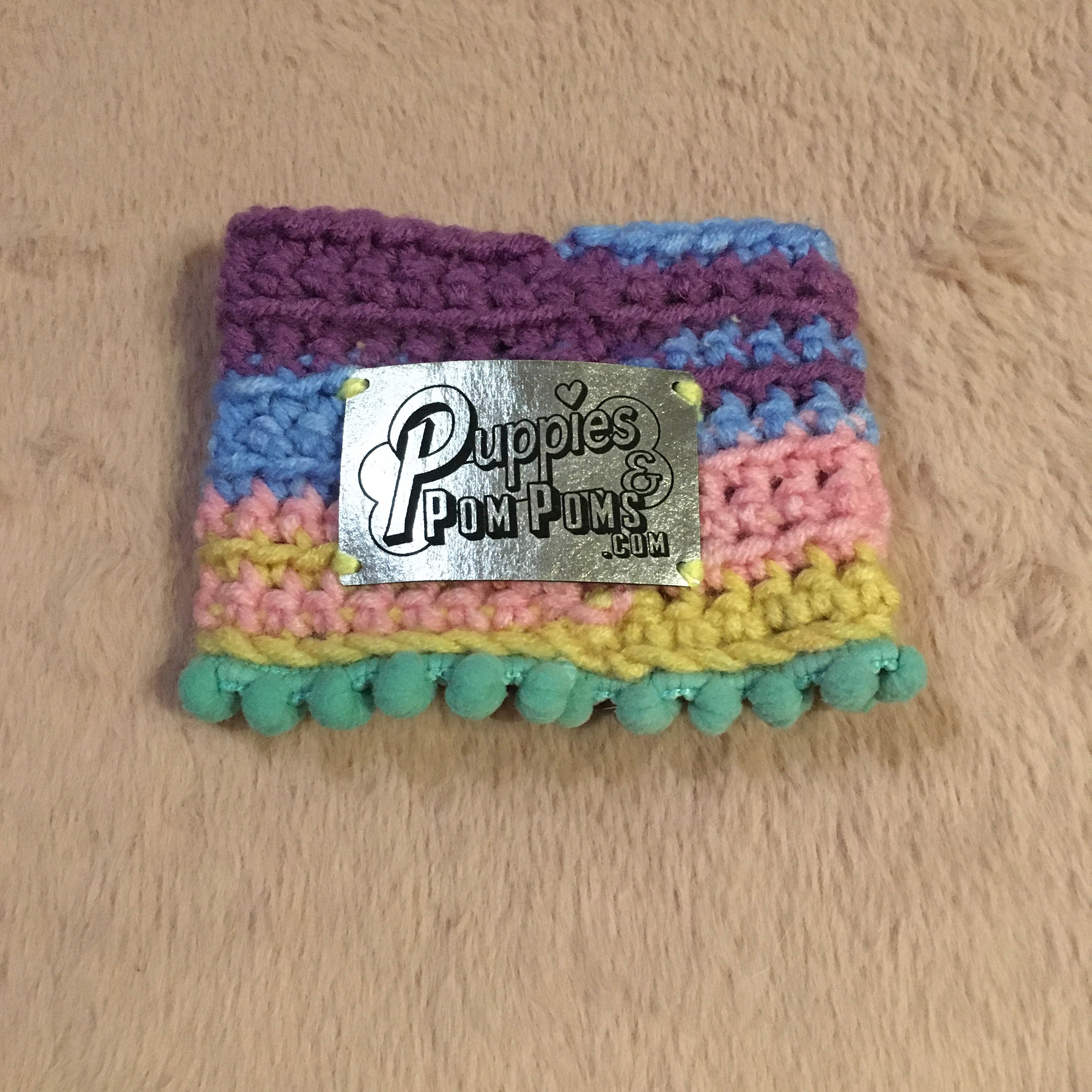 Minty Pastels Crochet Snood / Buff