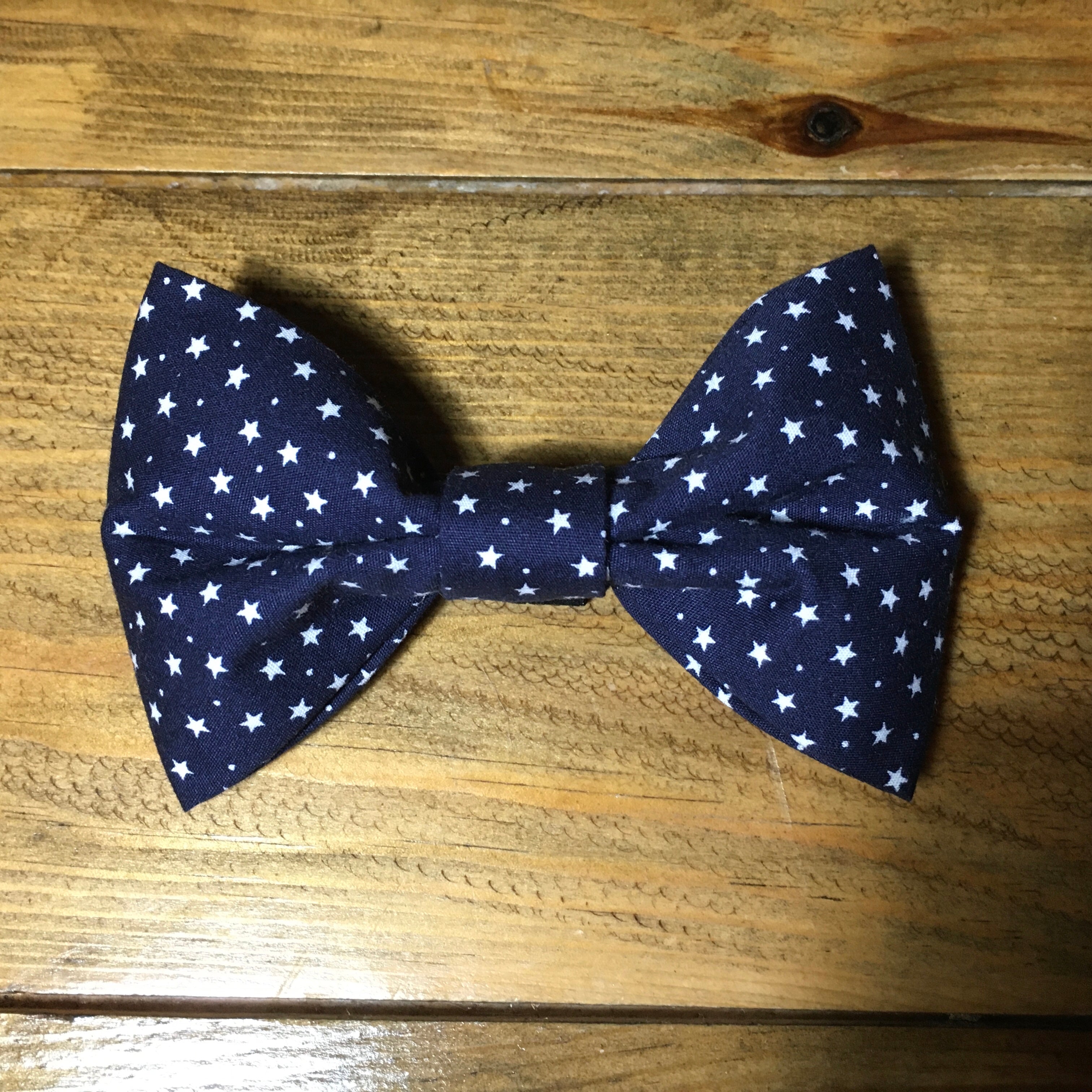 Little Stars Navy Bow Tie