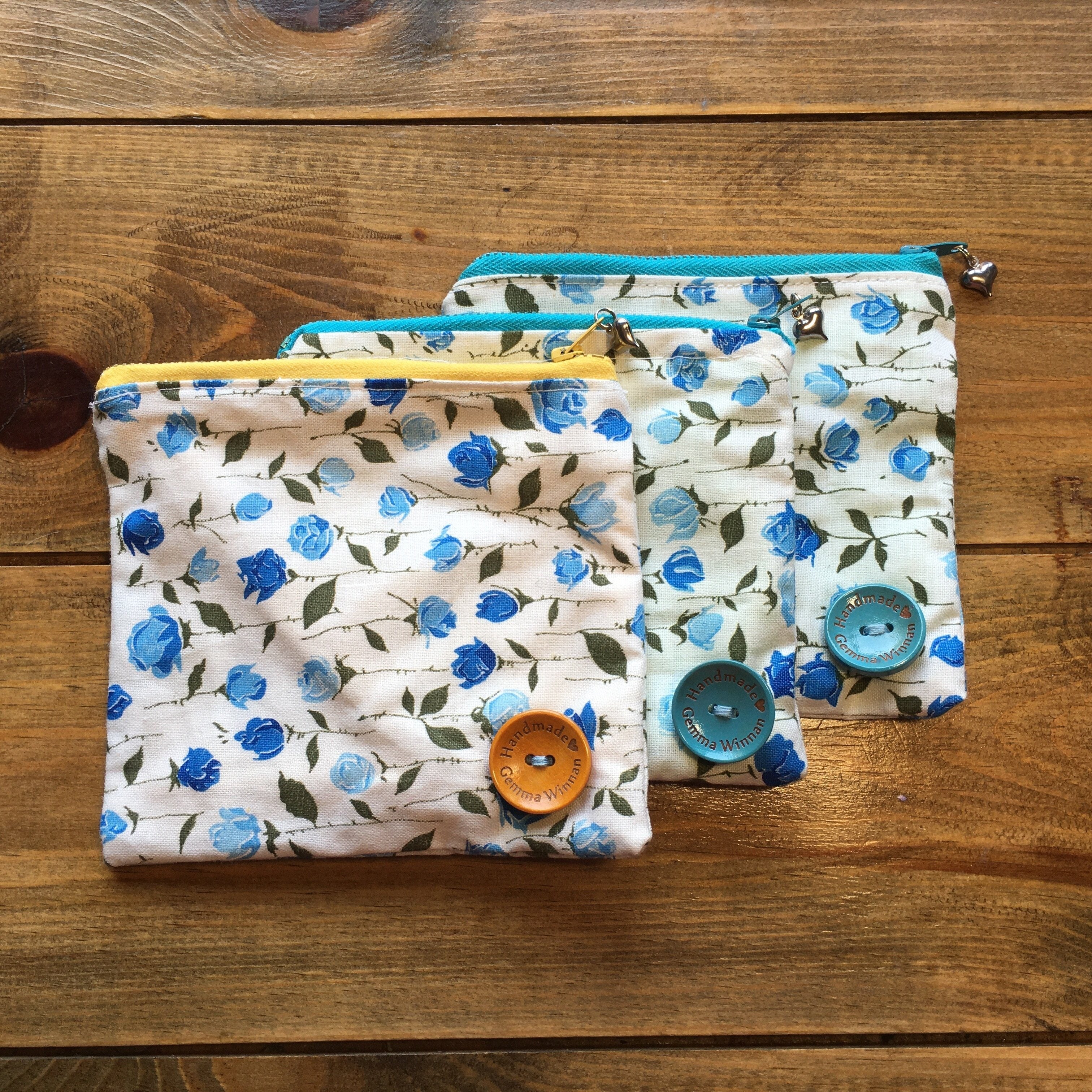 Vintage Fabric Handmade Little Purses