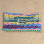 Minty Pastels Crochet Snood / Buff