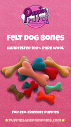 Felt Dog Bone Toy - 20cm