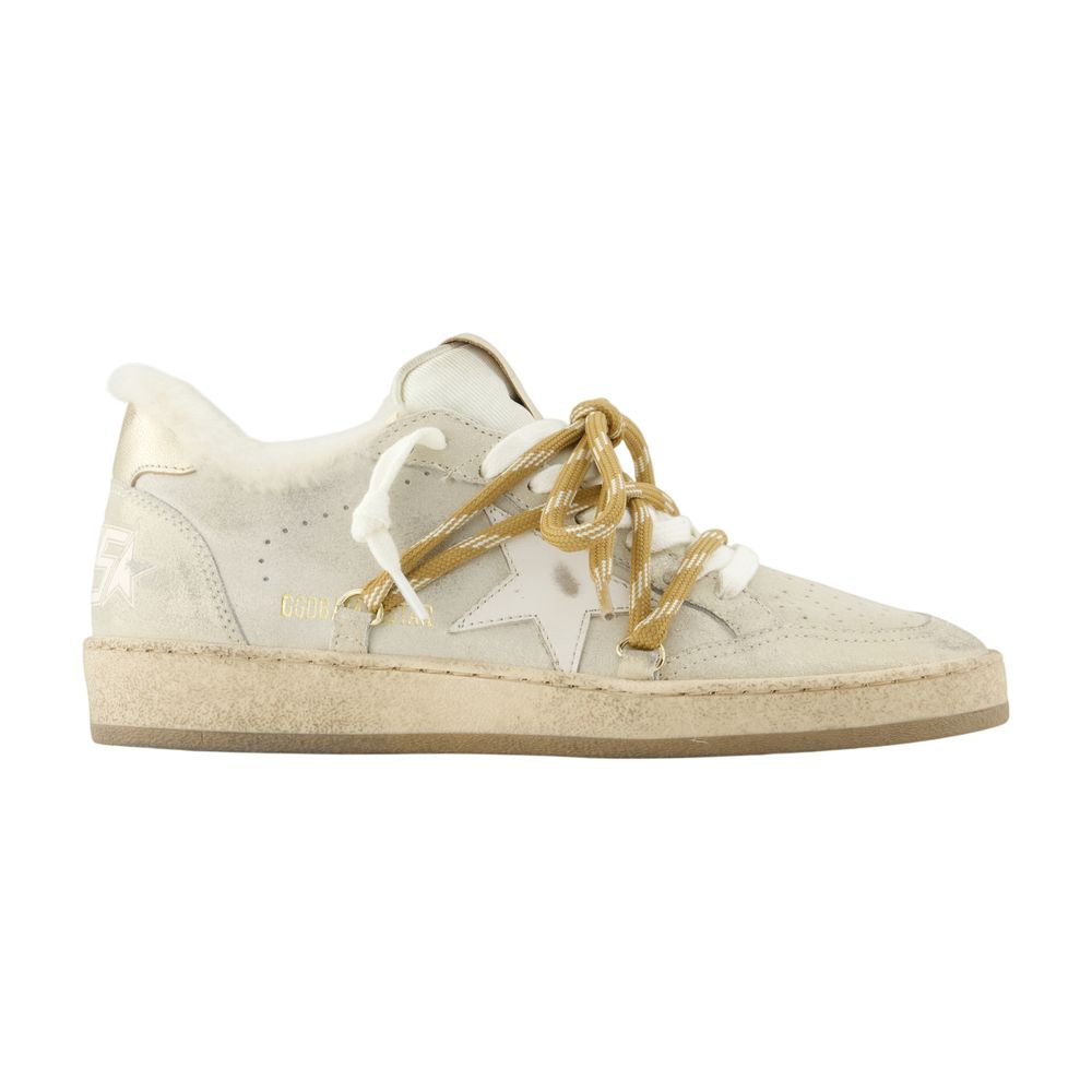 Golden Goose Deluxe Brand Ballstar Sneaker — Beige