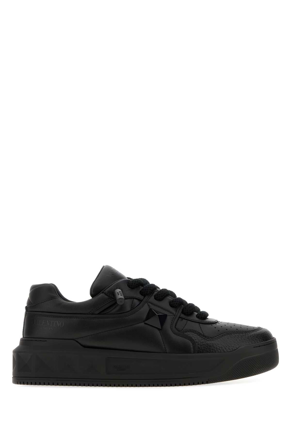 Valentino Garavani One Stud XL Sneaker — Black