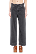 Chloé Straight-Leg Denim Jeans — Black