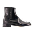 MM6 Maison Margiela Calfskin Leather Ankle Boot — Black