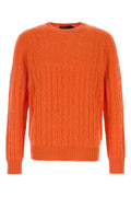 Polo Ralph Lauren Cable Sweater — Orange