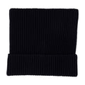 Acne Studios C40426-900 Ribbed Cotton Beanie — Black