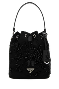 Prada Secchiello Bucket Bag — Black