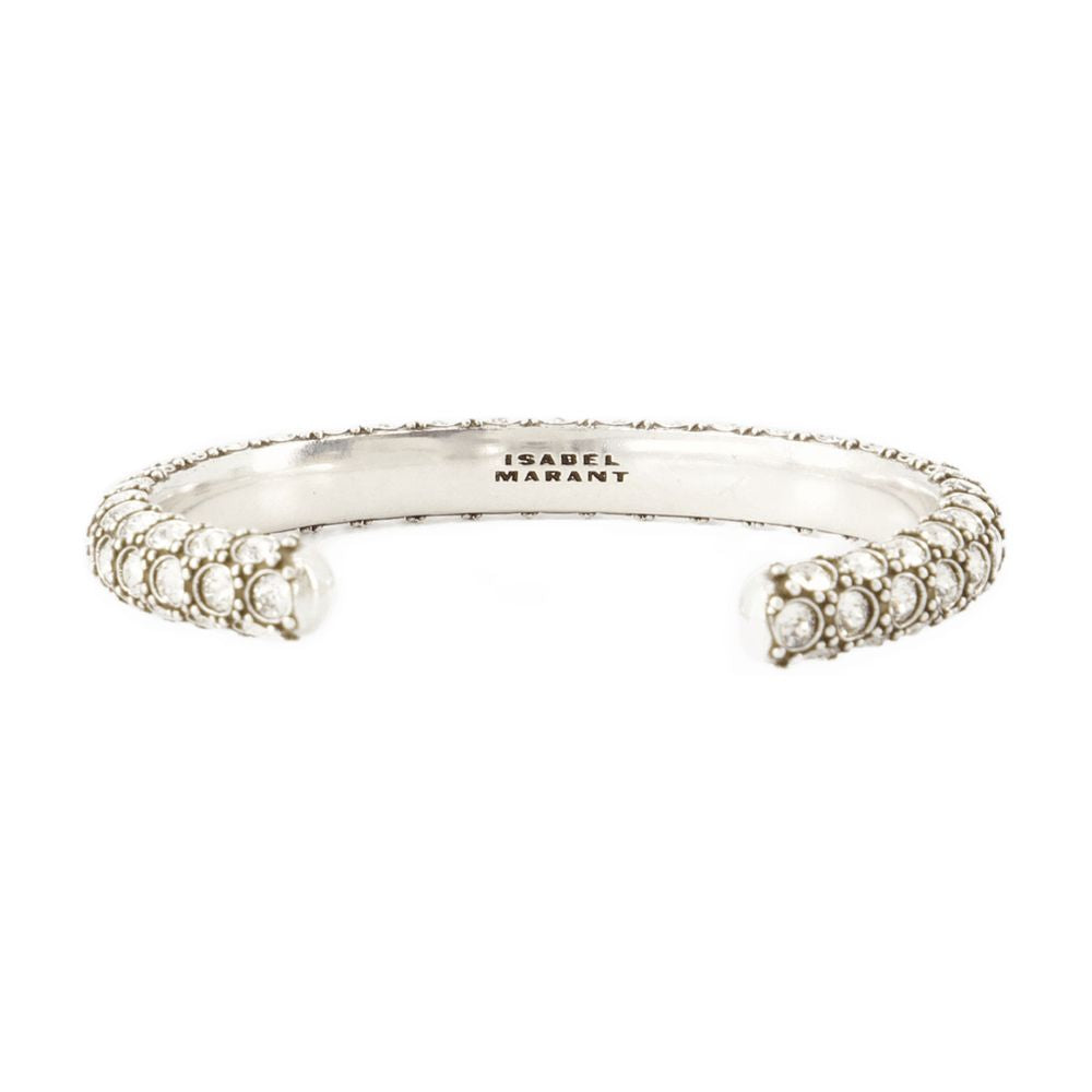 Isabel Marant Beaded Cuff Bracelet — Silver