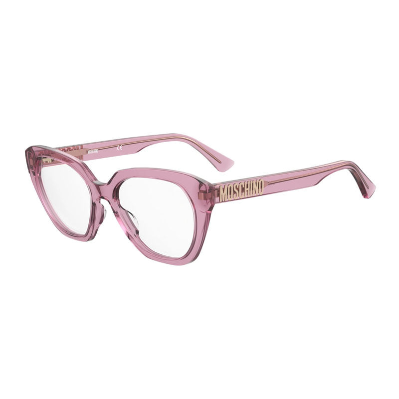 Moschino MOS6280MU100 Oversized Square Frame Eyeglasses — Pink