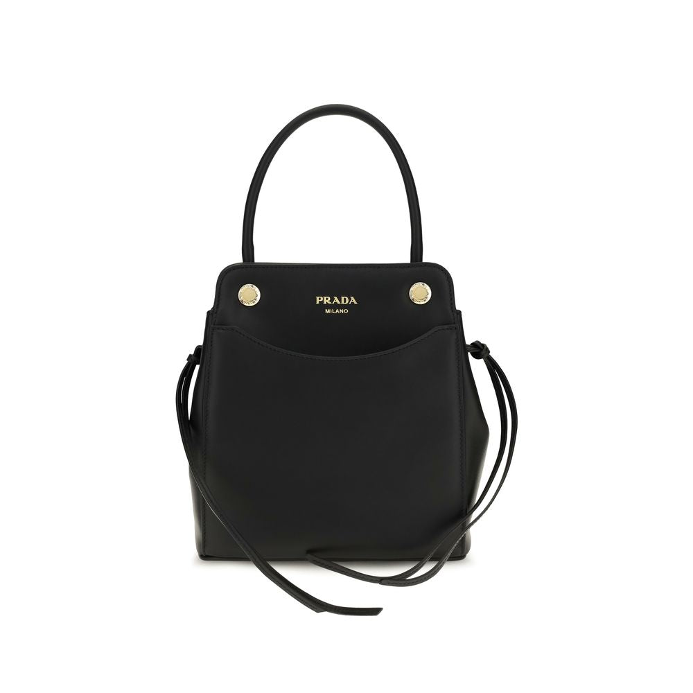 Prada Carry Shoulder Bag — Black